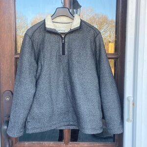 ORVIS Sherpa lined‎ quarter zip! Size Large